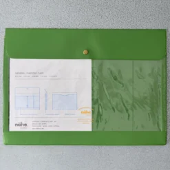 Pochette polyvalente pour documents - Vert