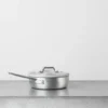 Poêle avec couvercle en aluminium