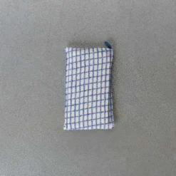 Éponge à carreaux - Bleu