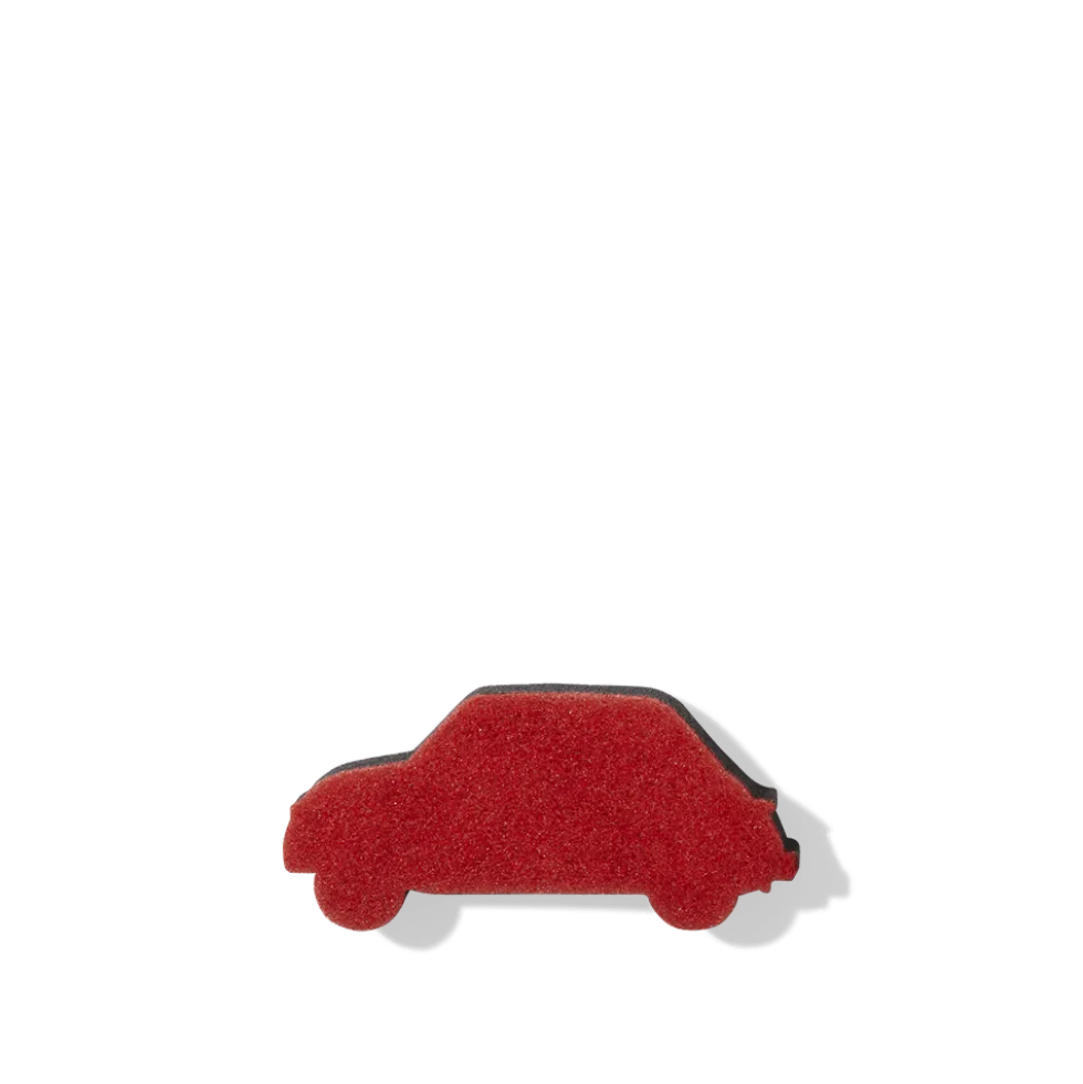 Éponge voiture Rouge