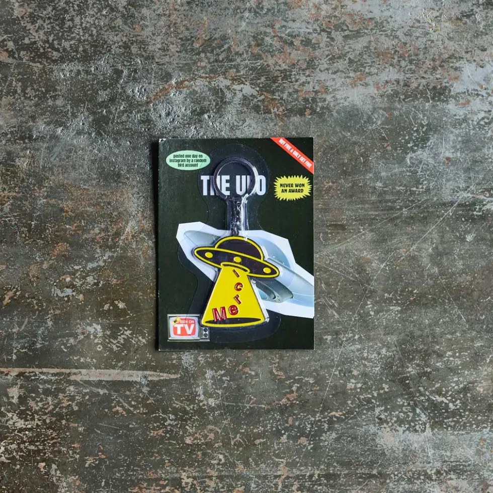 Porte-clés en métal Merci UFO - Merci