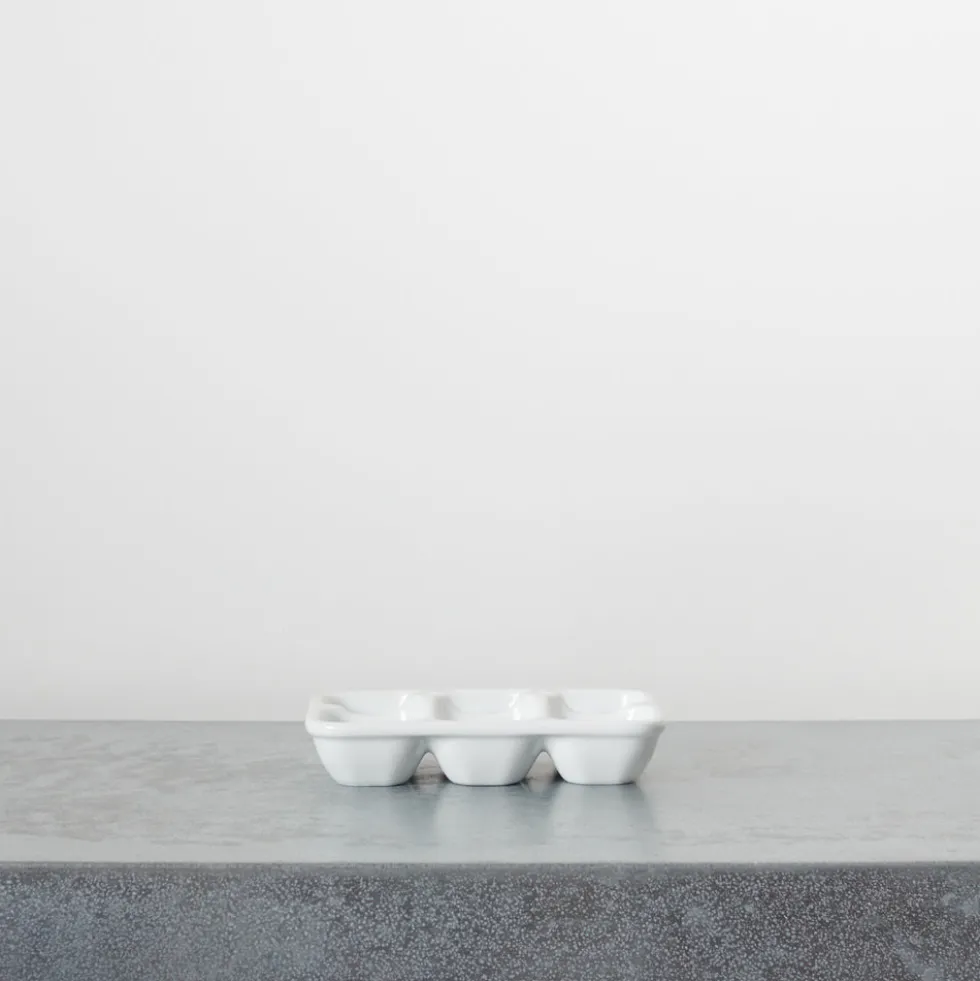 Porte oeuf X6 - Blanc
