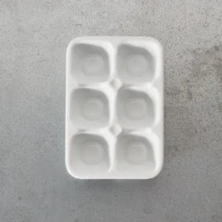 Porte oeuf X6 - Blanc