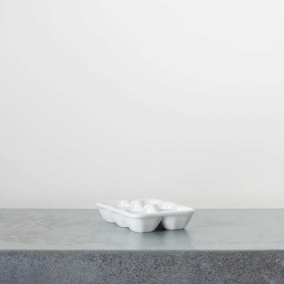 Porte oeuf X6 - Blanc