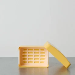 Porte savon en plastique - Jaune