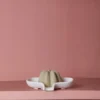 Porte-savon en silicone blanc
