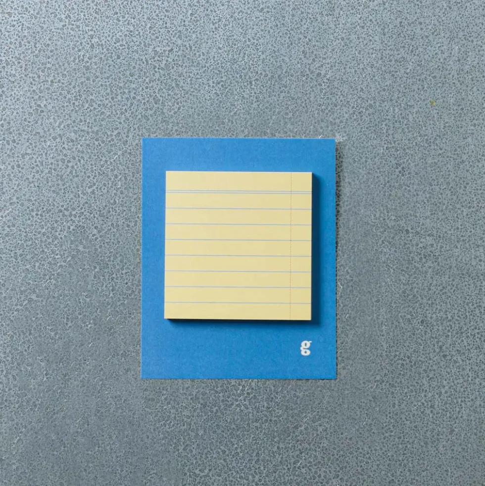 Post-it à lignes - Bleu ciel