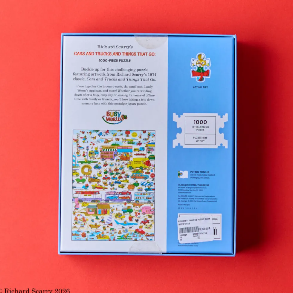 Puzzle - Cars And Trucks And Things That Go - Richard Scarry