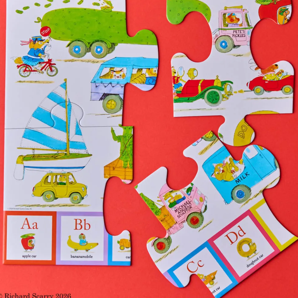 Puzzle - Things That Go Richard Scarry
