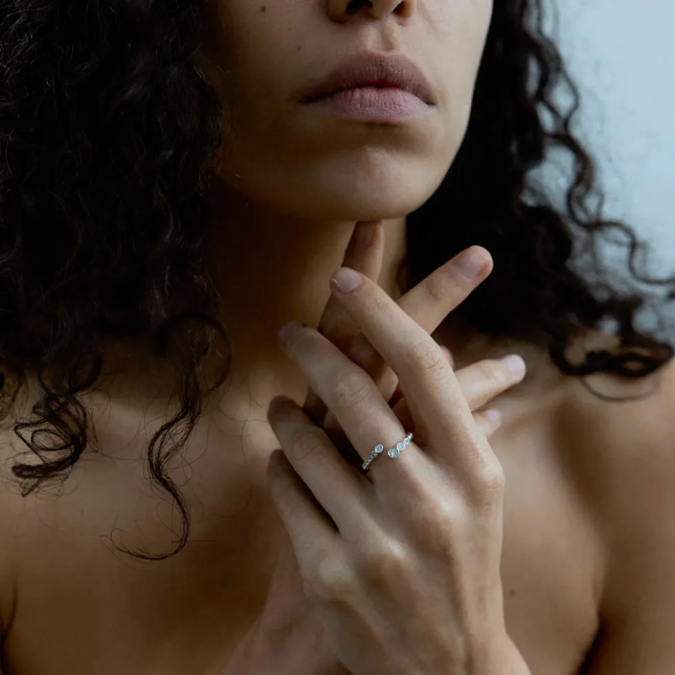 RAGBAG - Bague Orit Ouverte - Argent