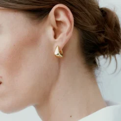 RAGBAG - Boucles d'oreilles Datura Cerceaux - Or