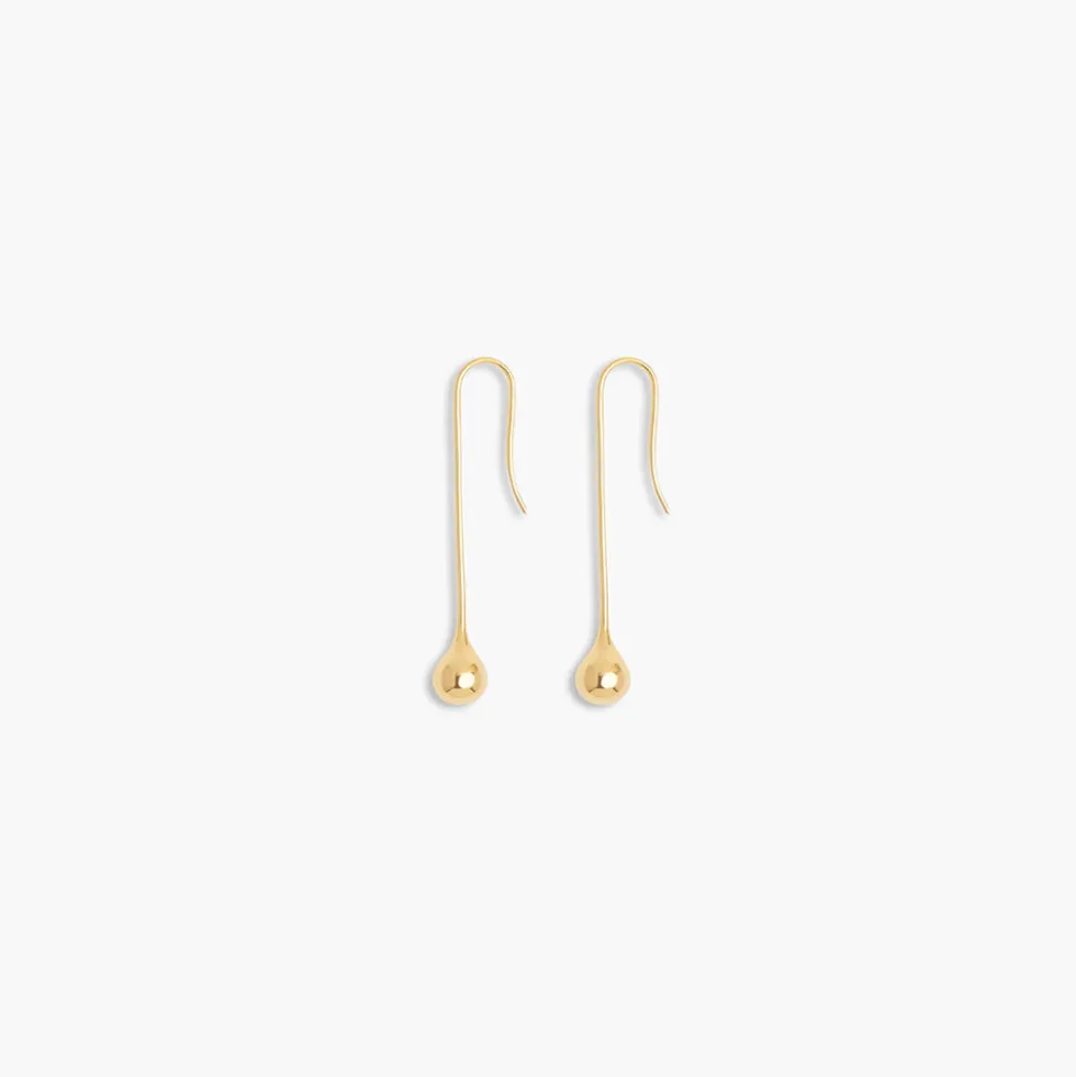RAGBAG - Boucles d'oreilles Pendantes Datura - Or