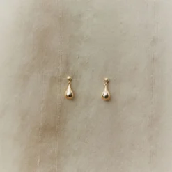 RAGBAG - Petites Boucles d'oreilles Datura - Or