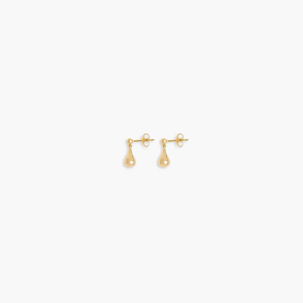 RAGBAG - Petites Boucles d'oreilles Datura - Or
