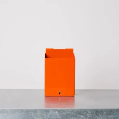 Rangement en métal - Orange