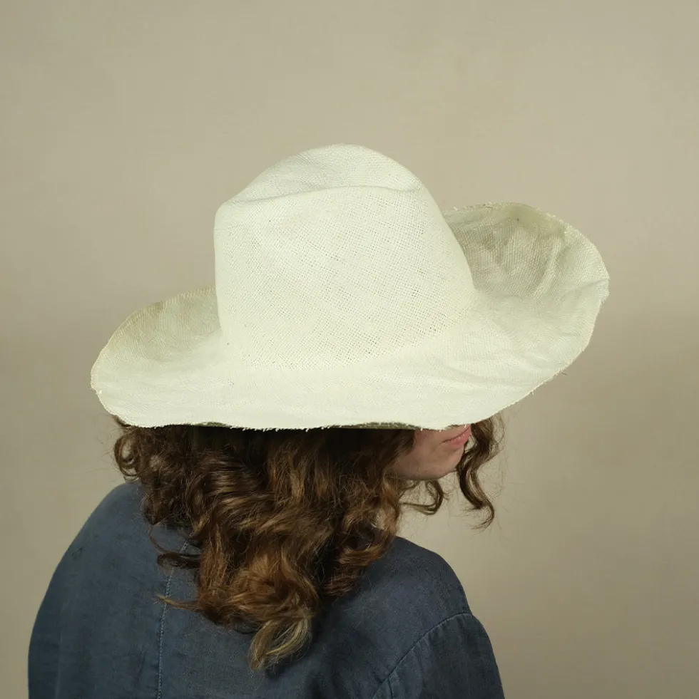 Reinhard Plank - Chapeau Boncia Raw - Blanc
