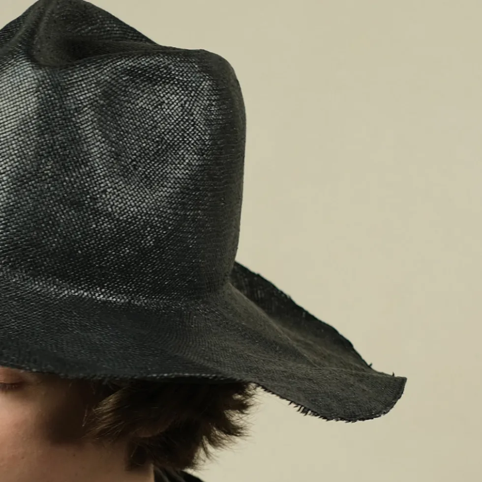 Reinhard Plank - Chapeau Boncia Raw - Noir