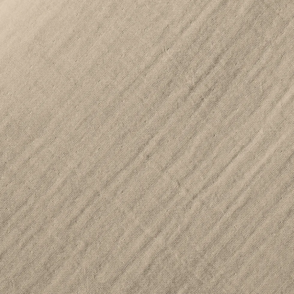 Rideau en gaze de coton - Beige Quai de Seine
