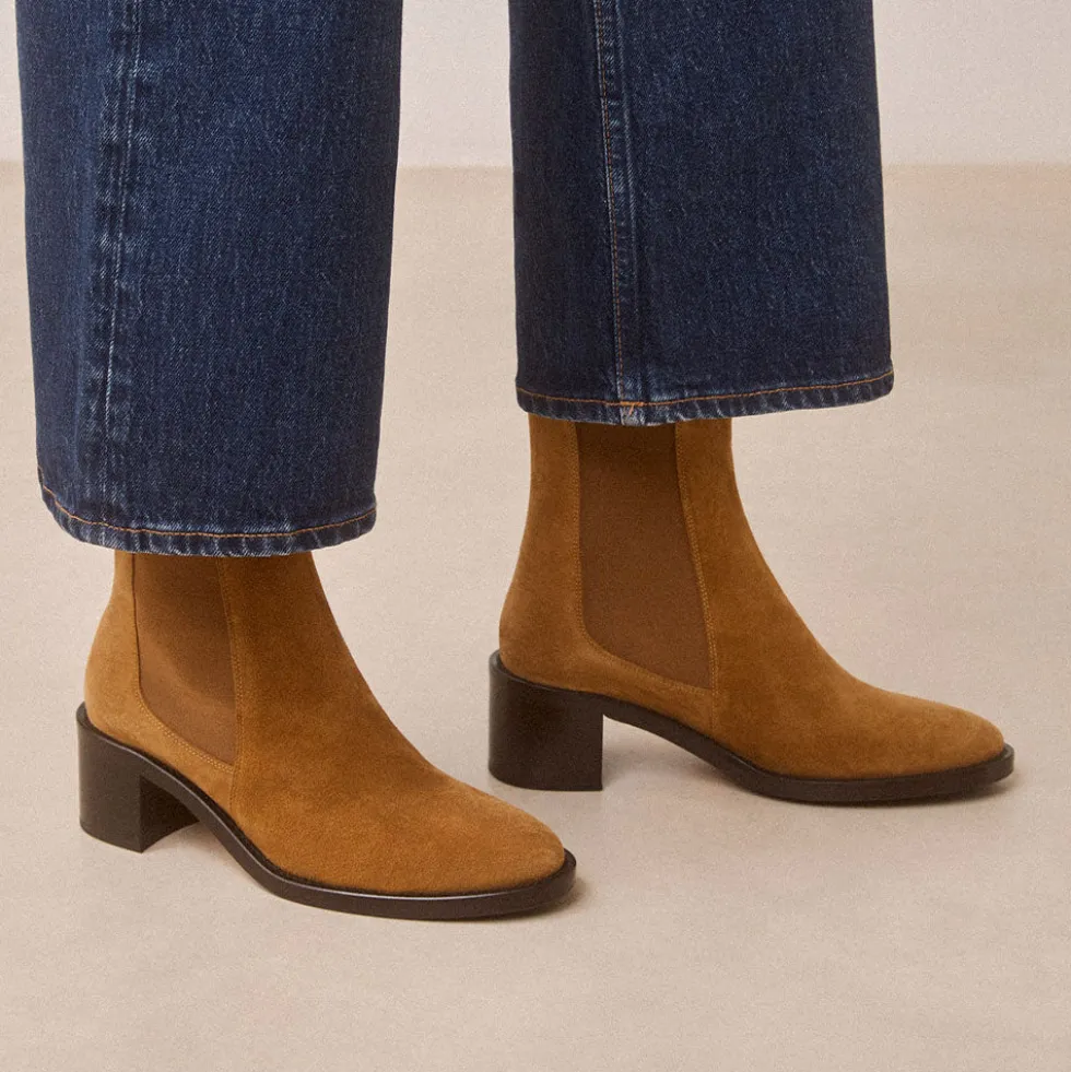Rivecour - Bottines n°289 - Suède Ecorce