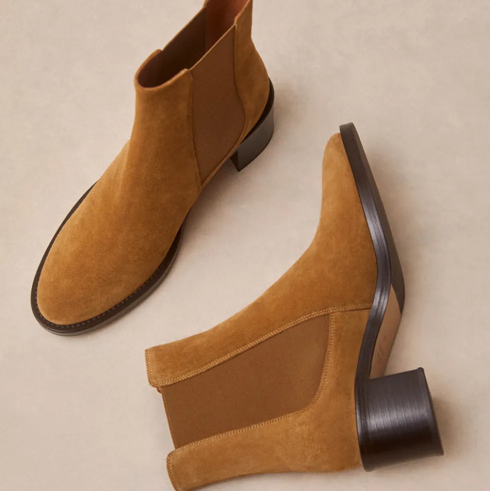Rivecour - Bottines n°289 - Suède Ecorce