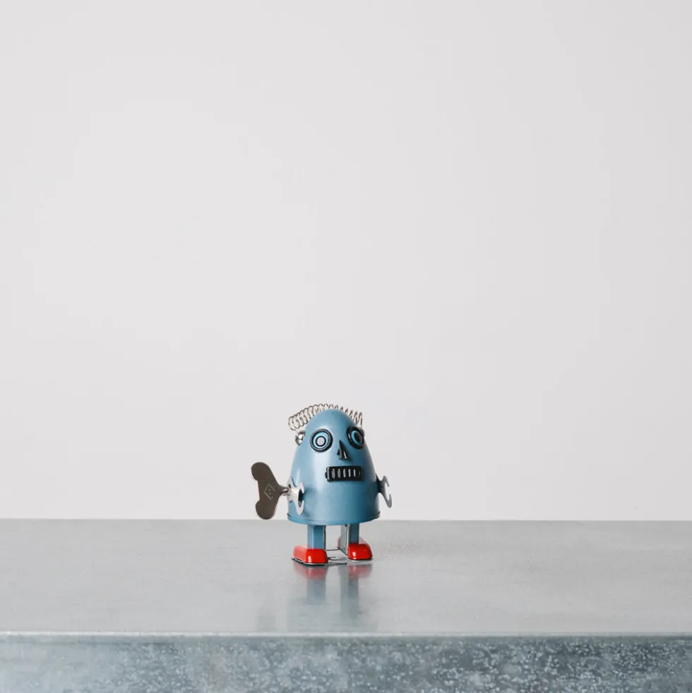 Robot Oeuf - Bleu