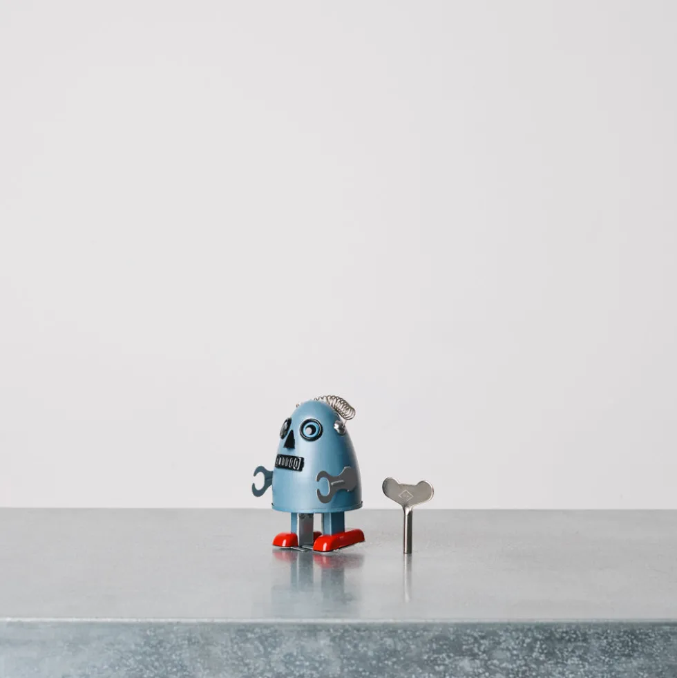 Robot Oeuf - Bleu