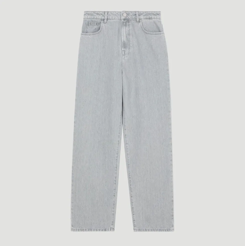 Rohe - Jeans Baggy Fit Denim - Gris délavé
