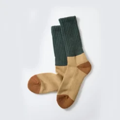 Rototo - Chaussettes multicolores - Vert/Kaki