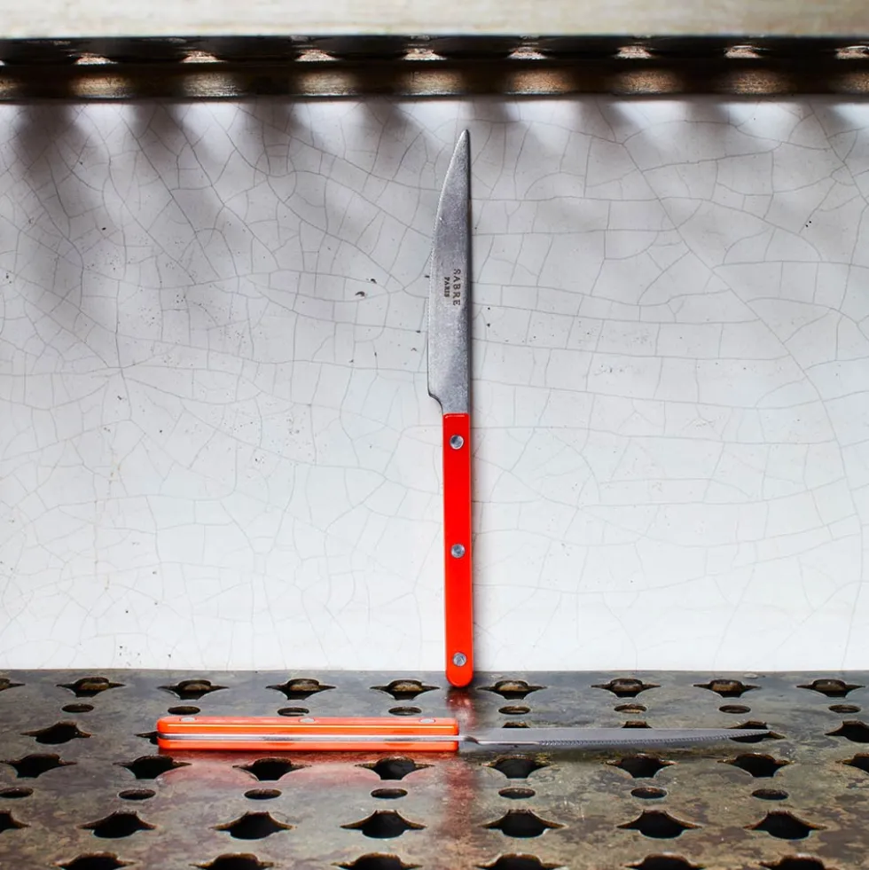 Sabre - Couteau Bistrot - Orange
