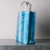 Sac éponge - Rayures Bleu