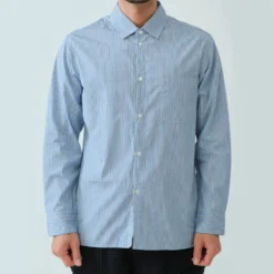 Sage de Cret - Chemise Rayée Thomas - Bleu