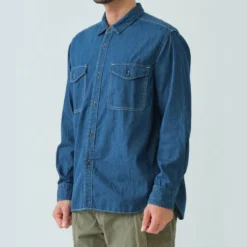 Sage de Cret - Chemise Travail Denim - Bleu