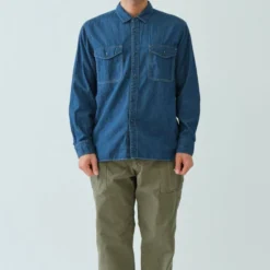 Sage de Cret - Chemise Travail Denim - Bleu