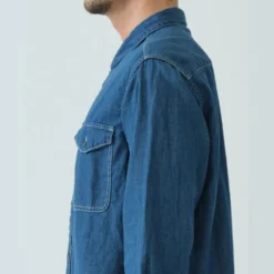 Sage de Cret - Chemise Travail Denim - Bleu