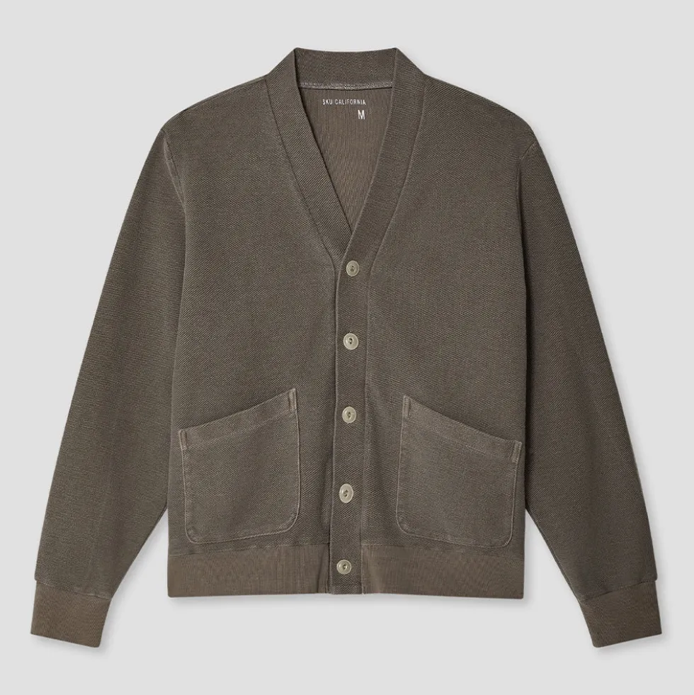 Save Khaki United - Cardigan Terry - Mocha