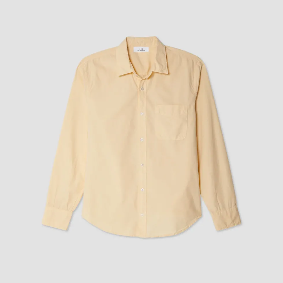 Save Khaki United - Chemise en Poplin - Jaune