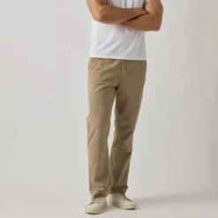 Save Khaki United - Pantalon Chino Twill Easy - Khaki