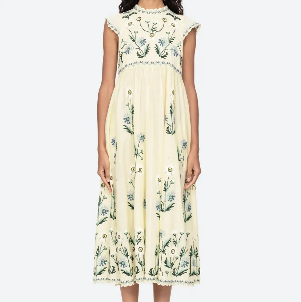 Sea NY - Robe Audra - Jaune Beurre