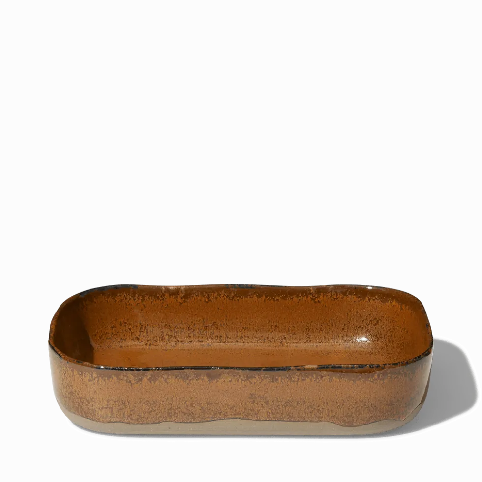 Serax - Assiette creuse en grès n°5 - Ocre