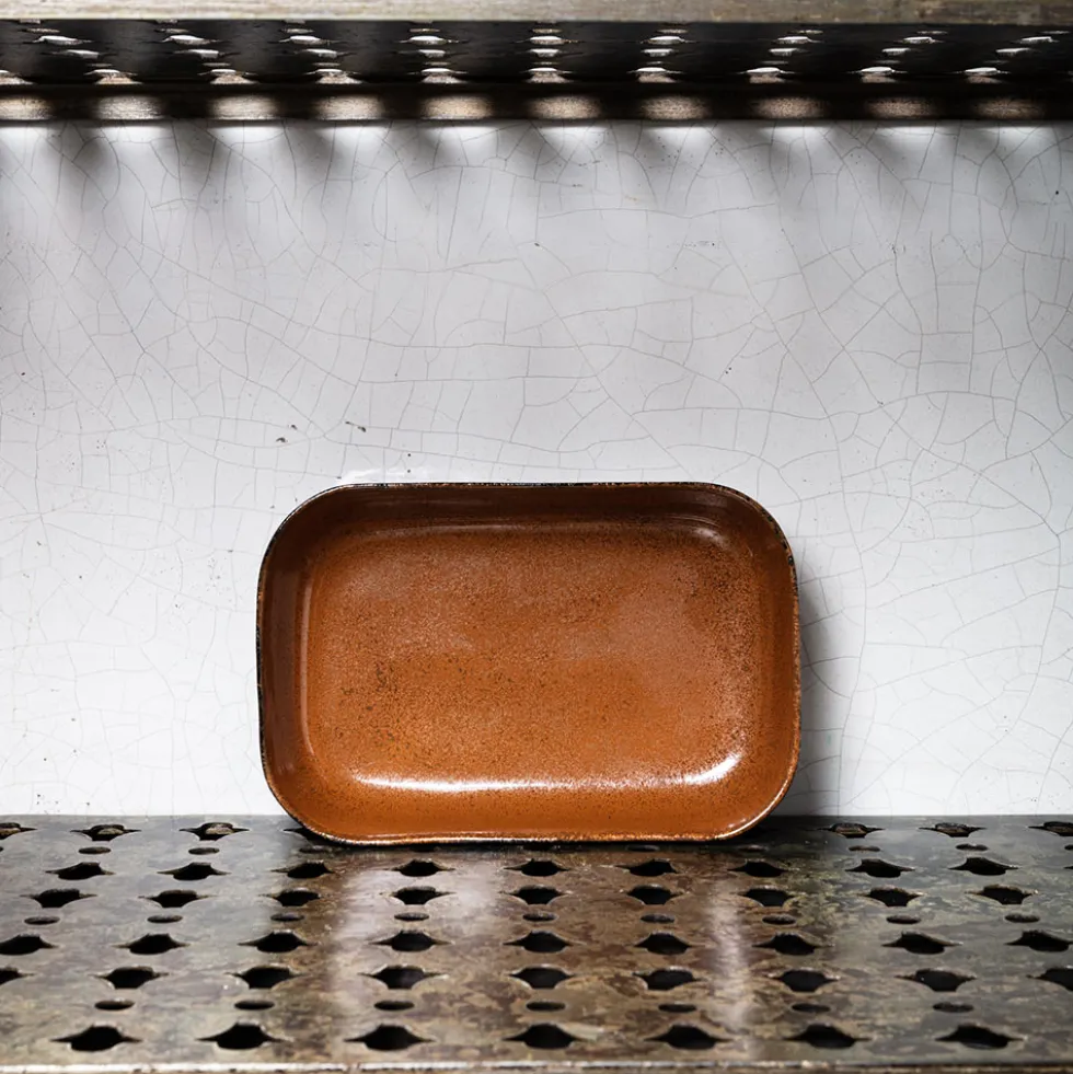 Serax - Assiette creuse en grès n°5 - Ocre