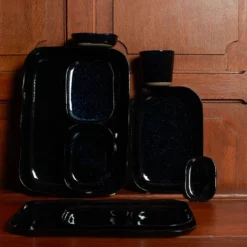 Serax - Assiette creuse en grès n°8 - Noir d'Encre