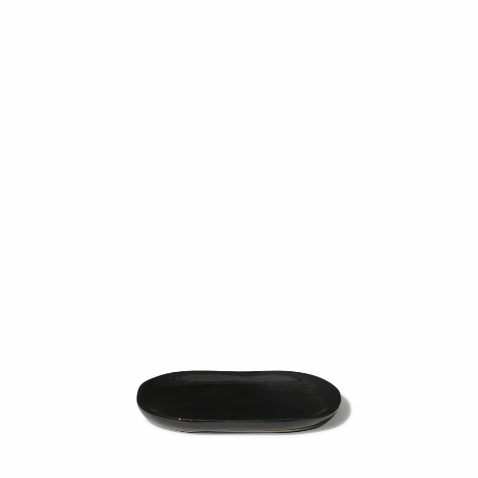 Serax - Assiette plate en grès n°4 - Noir d'Encre