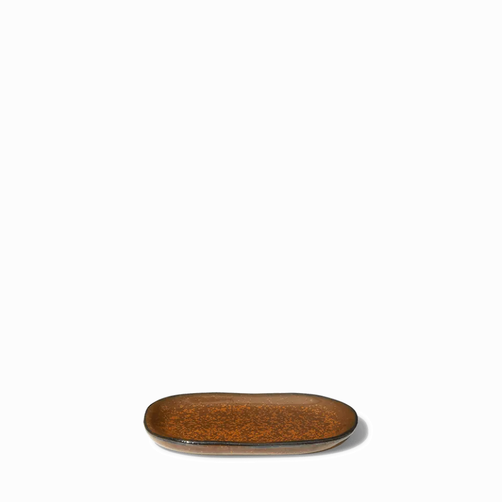 Serax - Assiette plate en grès n°4 - Ocre