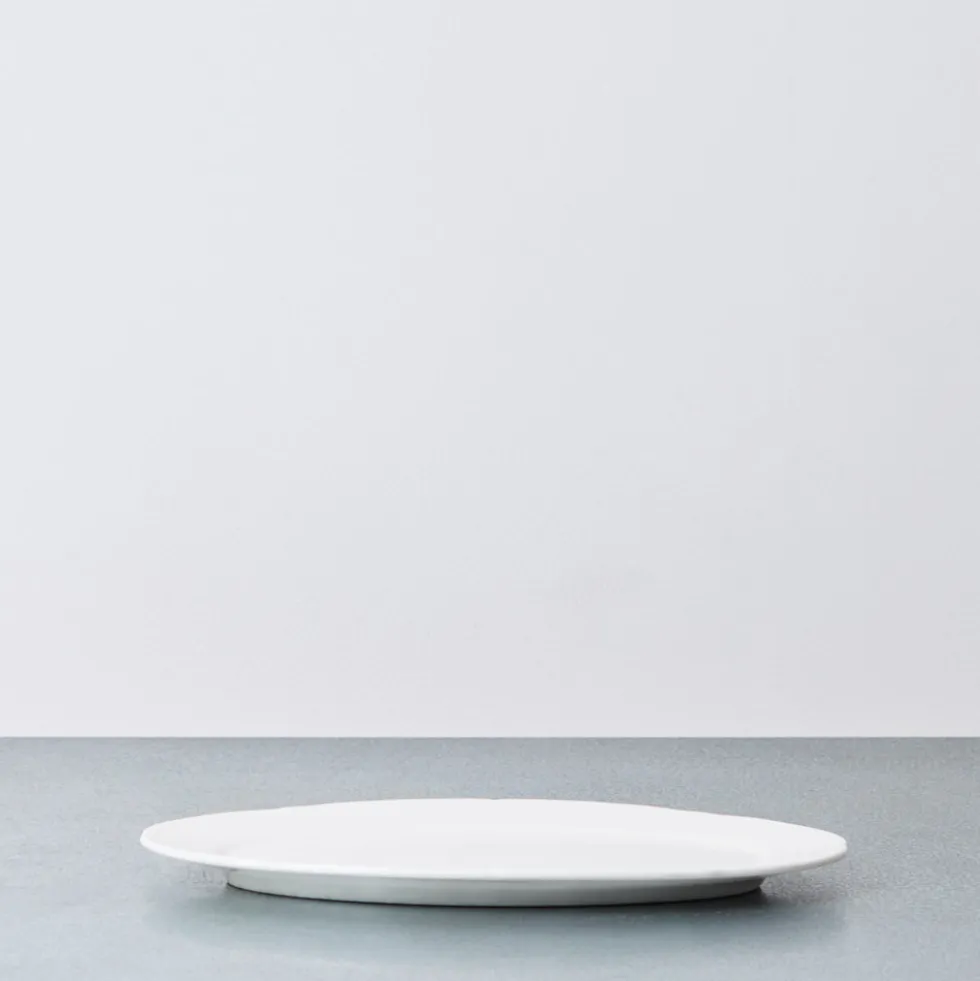 Serax - Assiette plate ovale - Silhouette