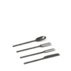 Serax - Fourchette en métal martelé - Anthracite - La Nouvelle Table