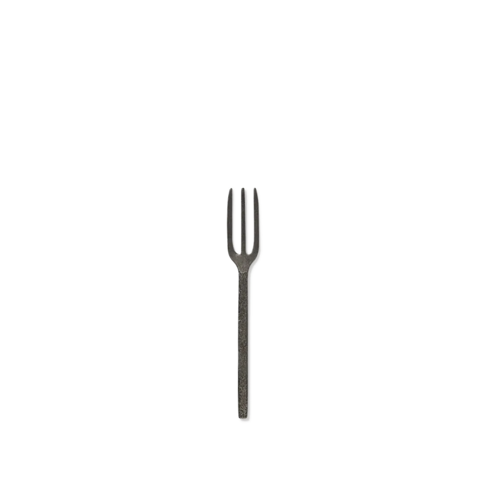 Serax - Fourchette en métal martelé - Anthracite - La Nouvelle Table