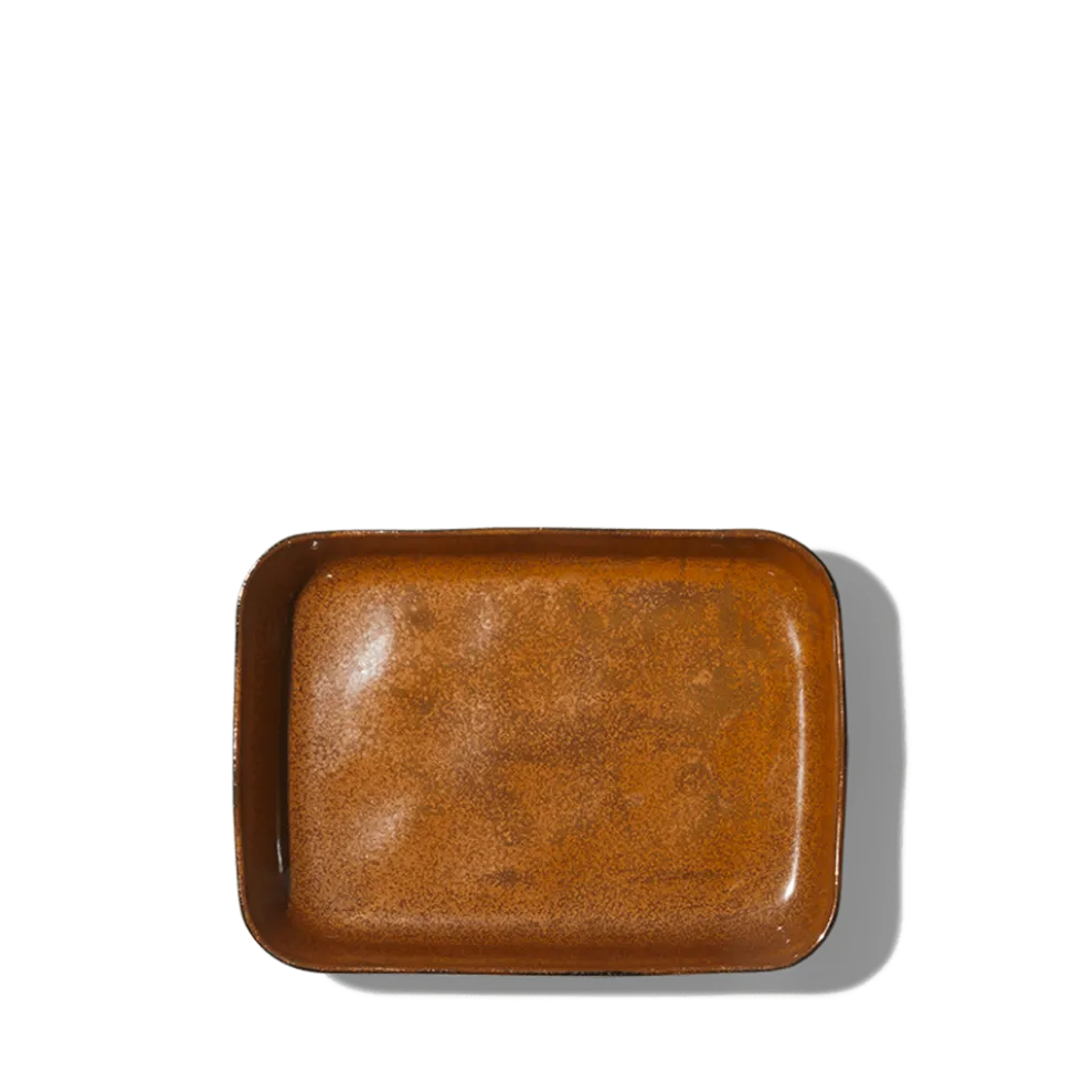 Serax - Plat en grès n°10 - Ocre