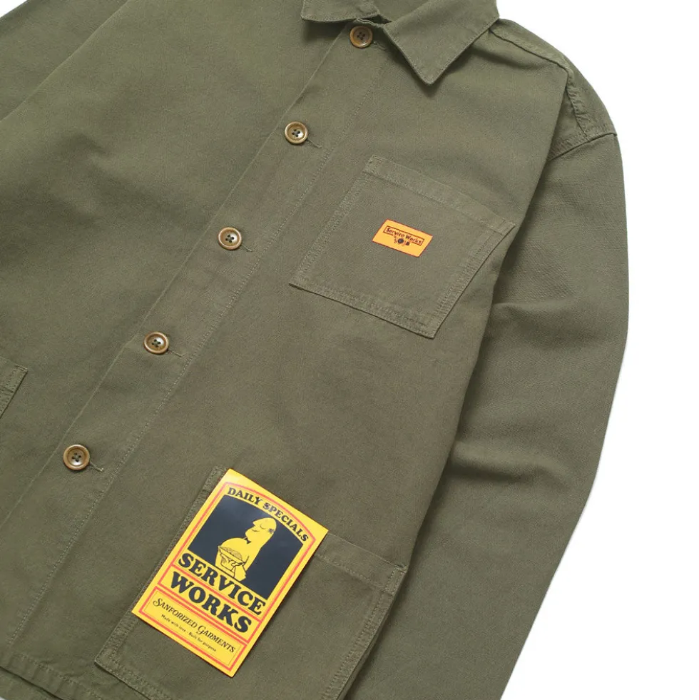 Service Works - Veste de travail - Vert Olive
