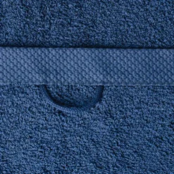 Serviette de bain en éponge - Bleu Nuit