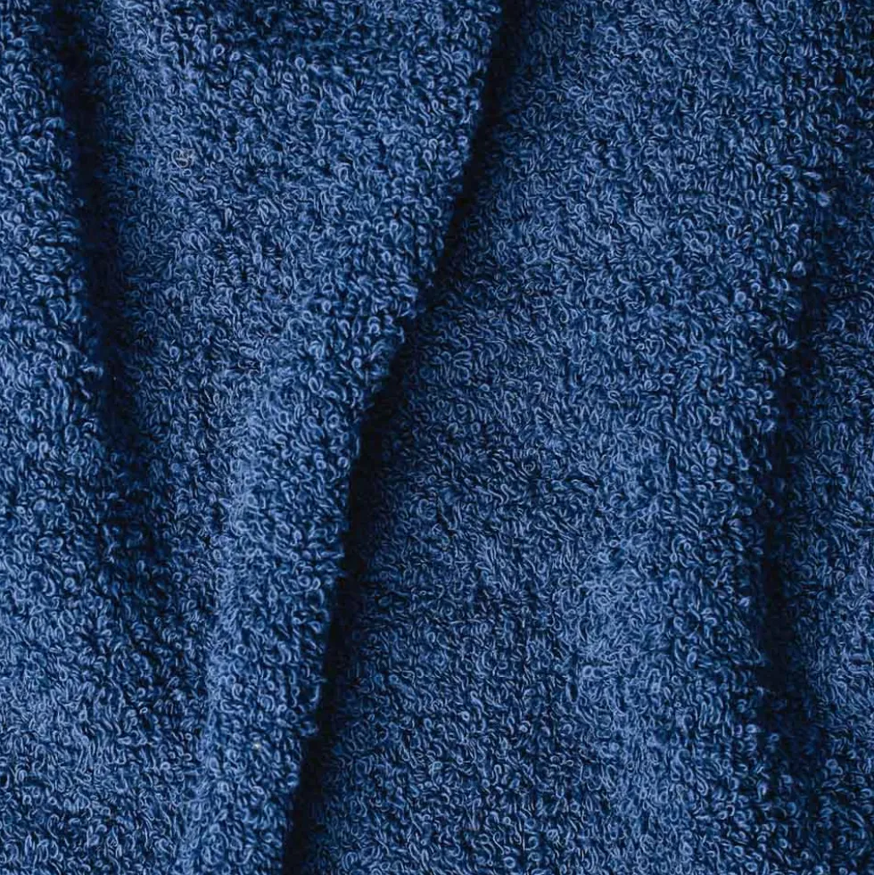 Serviette de bain en éponge - Bleu Nuit
